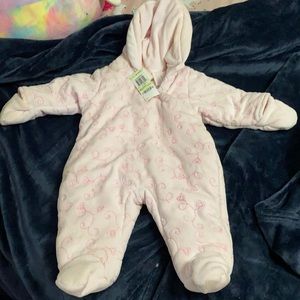 New with tags baby sleeper velour